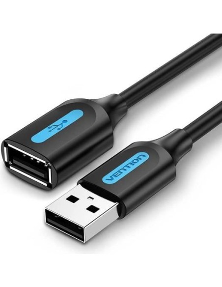 CABLE USB2.0 MALE TO FEMALE/1.5M BLACK CBIBG VENTION CABLE USB2.0 MALE TO FEMALE/1.5M BLACK CBIBG VENTION