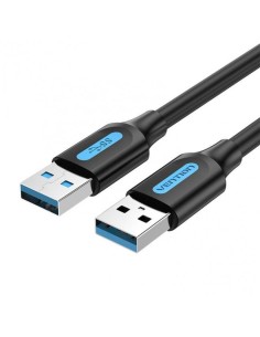 CABLE USB3.0 MALE TO MALE/1.5M BLACK CONBG VENTION
