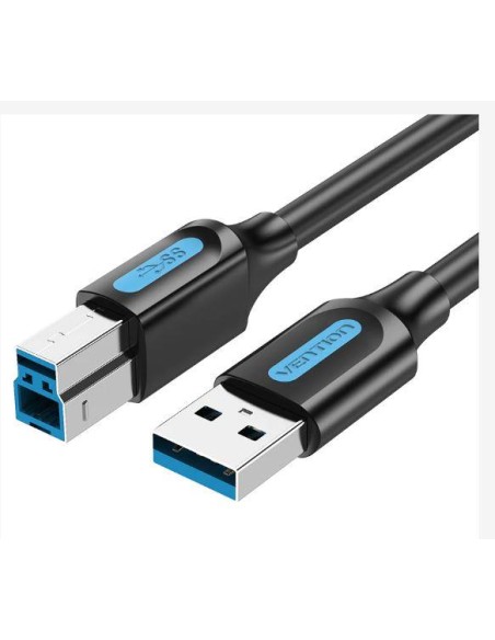 CABLE USB3.0 MALE TO MALE/3M BLACK COOBI VENTION CABLE USB3.0 MALE TO MALE/3M BLACK COOBI VENTION