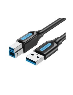 CABLE USB2.0 MALE TO MALE/0.5M BLACK COQBD VENTION