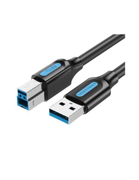 CABLE USB2.0 MALE TO MALE/0.5M BLACK COQBD VENTION CABLE USB2.0 MALE TO MALE/0.5M BLACK COQBD VENTION