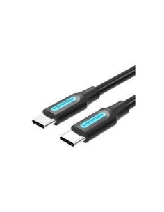 CABLE USB-C TO USB-C/1M BLACK COSBF VENTION