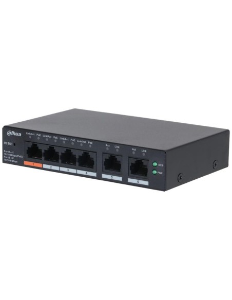 Switch|DAHUA|DH-CS4006-4ET2ET-60|Type L2|PoE ports 4|60 Watts|CS4006-4ET2ET-60 Switch|DAHUA|DH-CS4006-4ET2ET-60|Type L2|PoE ports 4|60 Watts|CS4006-4ET2ET-60