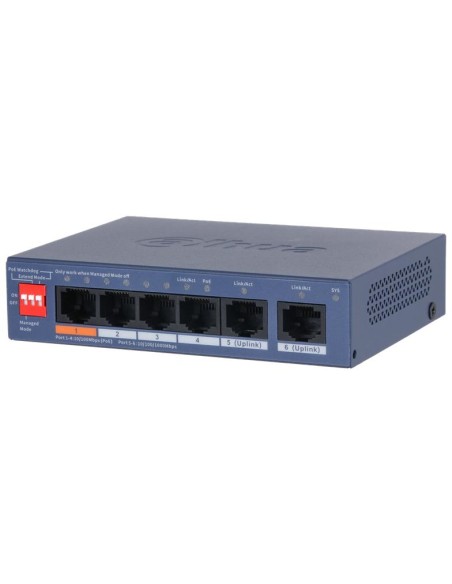 Switch|DAHUA|DH-CS4006-4ET2GT-60|Type L2|PoE ports 4|CS4006-4ET2GT-60