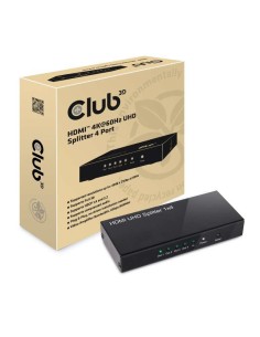 I/O VIDEO SPLITTER HDMI 4PORT/4K60HZ 2.0 UHD CSV-1380 CLUB3D