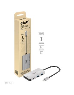 I/O HUB USB-C PD CHARGING/CSV-1543 CLUB3D