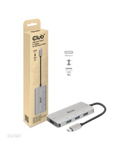 I/O HUB USB-C TO USB 4PORT/M/F CSV-1547 CLUB3D