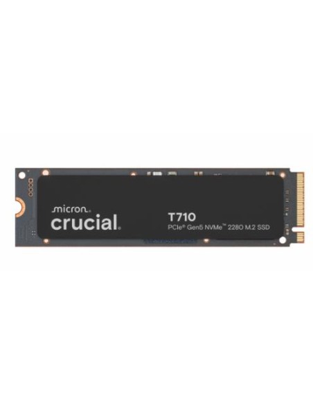 SSD|CRUCIAL|T710|4TB|M.2|PCIe Gen5|NVMe|Write speed 13800 MBytes/sec|Read speed 14900 MBytes/sec|TBW 2400 TB|CT4000T710SSD5