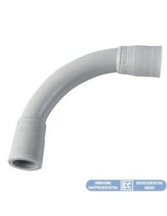 ➤ Kampinis sujungimas Elettrocanali EC74332 (D32, pilkas (RAL7035), behalogenis) 