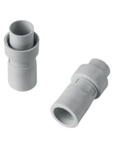 ➤ Tiesus sujungimas Elettrocanali EC74216 (D16, pilkas (RAL7035), su gofruotu vamzdžiu, behalogenis) 