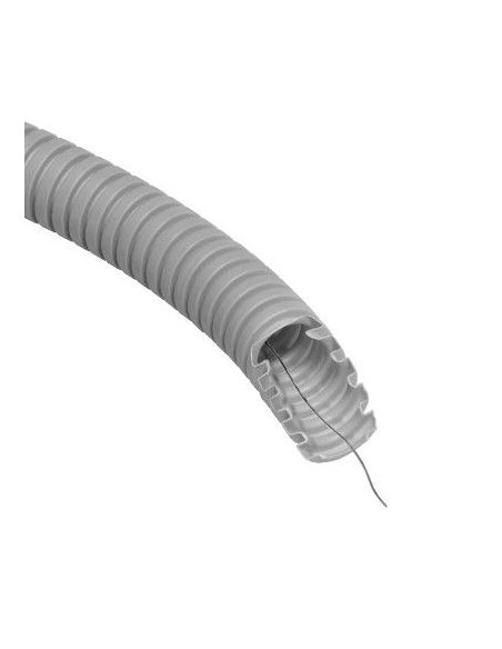 ➤ Gofruotas vamzdis su viela 40mm (behologenų, pilkas, 25m, 750 N/5 cm, D40) GLOB-EL GL501W 
