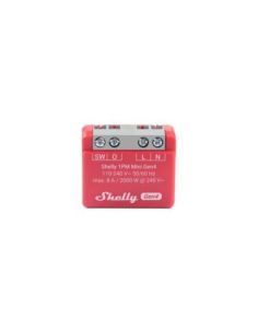 ➤ Wi-Fi, Bluetooth valdoma relė Shelly 1PM Mini Gen4 (8A, 110-240VAC) 