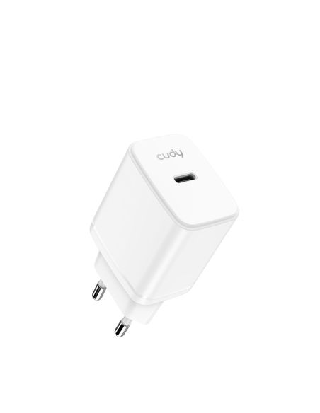 ➤ Sieninis įkroviklis CUDY CH25_EU (1x USB-C 25W) 