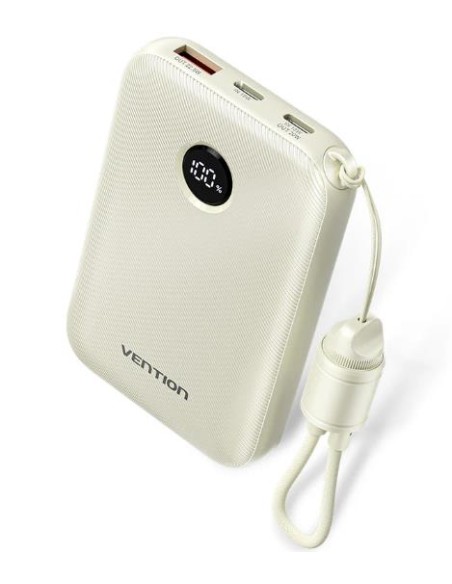 POWER BANK USB 10000MAH 22.5W/BEIGE FKAN0-C VENTION