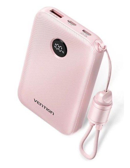 POWER BANK USB 10000MAH 22.5W/PINK FKAP0-C VENTION