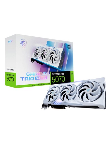 Graphics Card|MSI|NVIDIA GeForce RTX 5070|12 GB|GDDR7|192 bit|PCIE 5.0 16x|Triple slot Fansink|1xHDMI|3xDisplayPort|507012GGAMTR