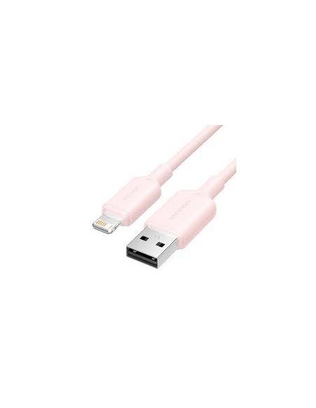 CABLE USB2.0 TO LIGHTNING/1M PINK LAMPF VENTION