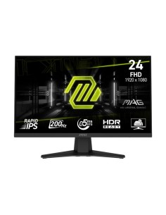 LCD Monitor|MSI|MAG 244F|23.8"|Gaming|Matte|Panel IPS|1920x1080|16:9|200Hz|0.5 ms|Colour Black|MAG244F