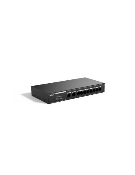 Switch|DAHUA|10-Port Economical Gigabit PoE Switch with 8-Port PoE|Type L2|SG1010LP