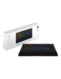 KEYBOARD GAMING BLACK US/STRIKE PRO W SILENT US MSI