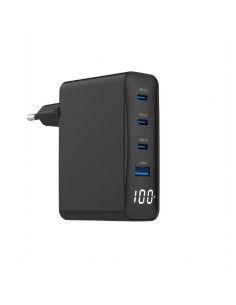 CHARGER USB 100W 4PORT GAN/TA-UC-PDQC100LCD-01-BK GEMBIRD
