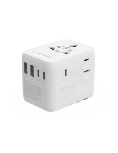 POWER ADAPTER TRAVEL 70W/WHITE TPA-2A3C70-01-W GEMBIRD