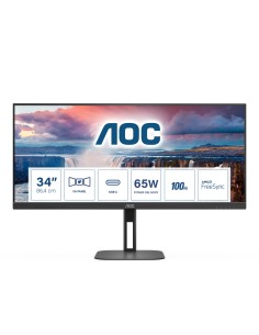 LCD Monitor|AOC|34 "|3440 x 1440 pixels|UltraWide Quad HD|Native aspect ratio 21:9|LCD|Flat|U34V5C/BK