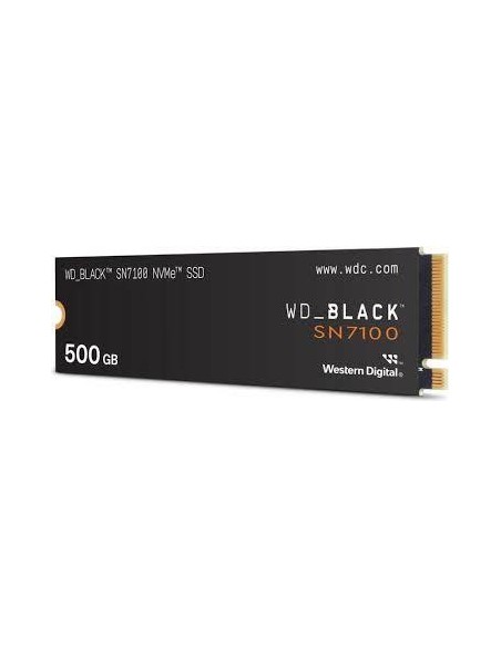 SSD|WESTERN DIGITAL|Black SN7100|500GB|M.2|PCIe Gen4|NVMe|3D TLC|Write speed 5800 MBytes/sec|Read speed 6800 MBytes/sec|WDS500G4