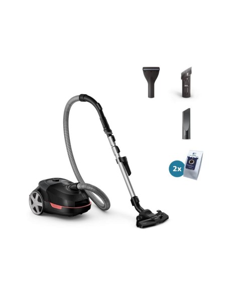 Vacuum Cleaner|PHILIPS|XD5123/10|Bagged|900 Watts|Capacity 4 l|Noise 77 dB|Black|Weight 4.6 kg|XD5123/10