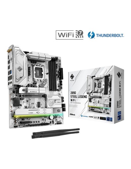 Mainboard|ASROCK|Intel Z890|LGA1851|ATX|Memory DDR5|Memory slots 4|Z890STEELLEGENDWIFI
