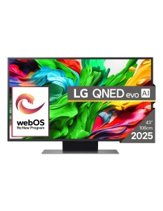 TV Set|LG|43"|4K/Smart|3840x2160|Wireless LAN|Bluetooth|webOS|Black|43QNED86A3C