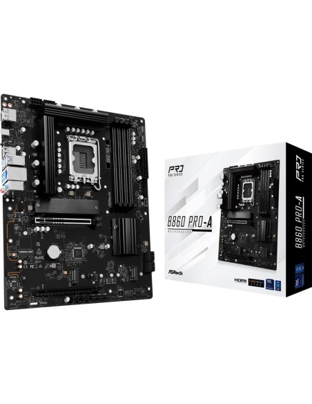 Mainboard|ASROCK|Intel B860 Express|LGA1851|ATX|Memory DDR5|Memory slots 4|1xHDMI|1xDisplayPort|1xAudio-In|1xAudio-Out|1xMicroph