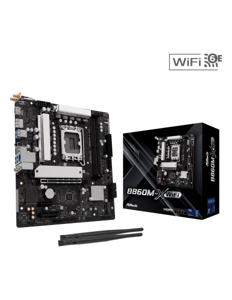 Mainboard|ASROCK|Intel B860 Express|LGA1851|Micro-ATX|Memory DDR5|Memory slots 2|B860M-X_WIFI