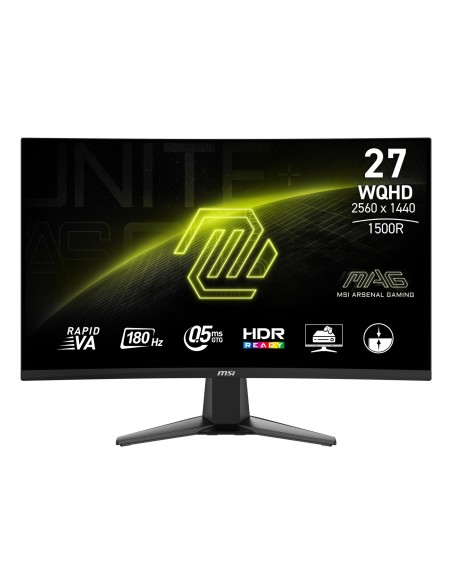 LCD Monitor|MSI|27 "|2560 x 1440 pixels|Quad HD|Native aspect ratio 16:9|LCD|Curved|MAG27CQ6F
