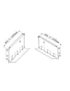 ➤ HIKVISION UPS bėgių rinkinys (skirtas 1kVA-10kVA UPS ir išoriniams baterijų paketams) 