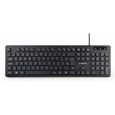 KB-MCH-04 KEYBOARD MULTIMEDIA USB ENG/BLACK KB-MCH-04 GEMBIRD iš UAB SINTAS