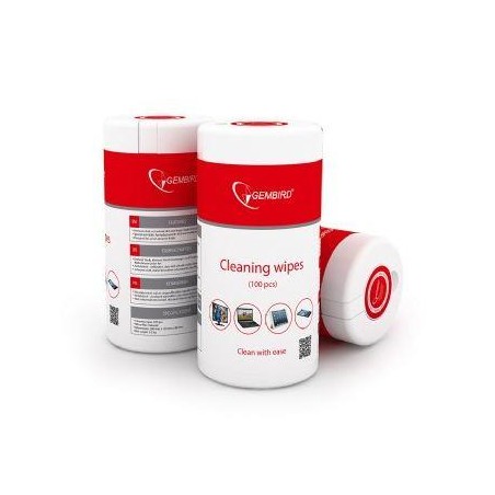 CK-WW100-01 CLEANING WIPES 100PCS/CK-WW100-01 GEMBIRD iš UAB SINTAS