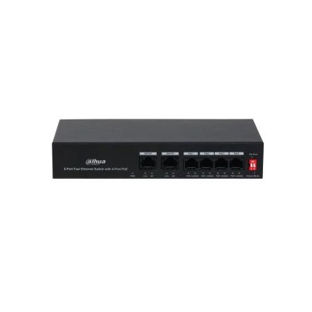 DH-PFS3006-4ET-36 Switch|DAHUA|PFS3006-4ET-36|PoE ports 4|36 Watts|DH-PFS3006-4ET-36 iš UAB SINTAS