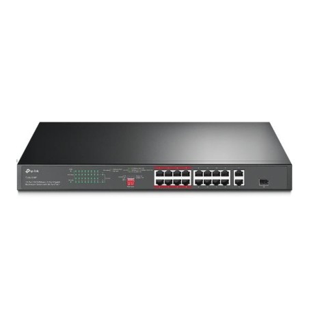 TL-SL1218P Switch|TP-LINK|TL-SL1218P|Desktop/pedestal|16x10Base-T / 100Base-TX|PoE+ ports 16|TL-SL1218P iš UAB SINTAS