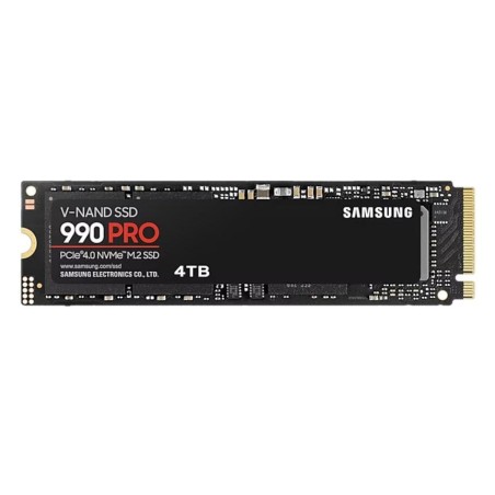 MZ-V9P4T0BW SSD|SAMSUNG|990 PRO|4TB|M.2|PCIe Gen4|NVMe|TLC|Write speed 6900 MBytes/sec|Read speed 7450 MBytes/sec|2.3mm|TBW 2400