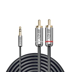 35334 CABLE AUDIO 3.5MM TO PHONO 2M/CROMO 35334 LINDY iš UAB SINTAS