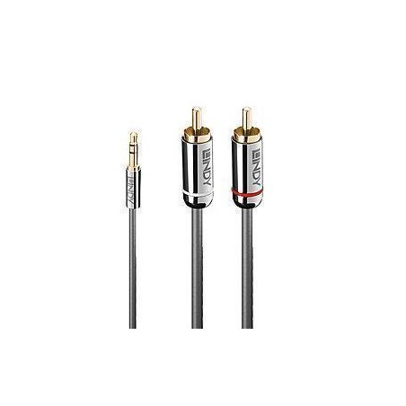 35332 CABLE AUDIO 3.5MM TO PHONO/0.5M 35332 LINDY iš UAB SINTAS