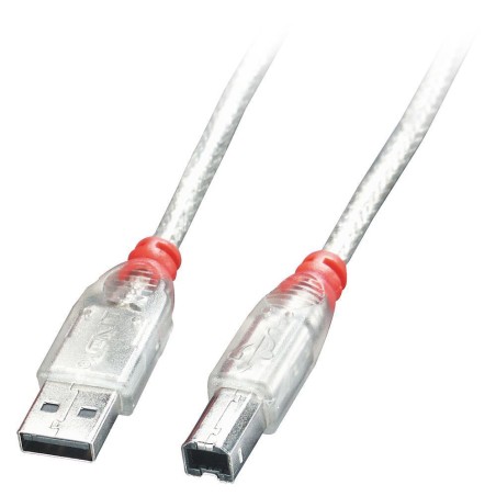 41753 CABLE USB2 A-B 2M/TRANSPARENT 41753 LINDY iš UAB SINTAS