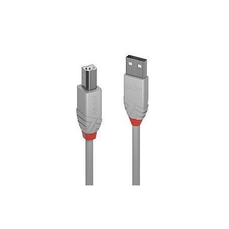 36685 CABLE USB2 A-B 5M/ANTHRA GREY 36685 LINDY iš UAB SINTAS