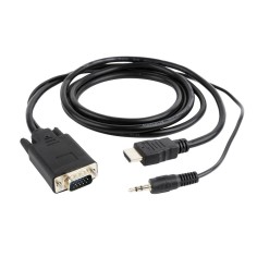 A-HDMI-VGA-03-10 CABLE HDMI-VGA +3.5MM/3M A-HDMI-VGA-03-10 GEMBIRD iš UAB SINTAS