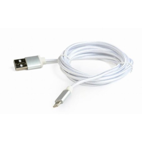 CCB-MUSB2B-AMLM-6-S CABLE LIGHTNING TO USB2 1.8M/CCB-MUSB2B-AMLM-6-S GEMBIRD iš UAB SINTAS