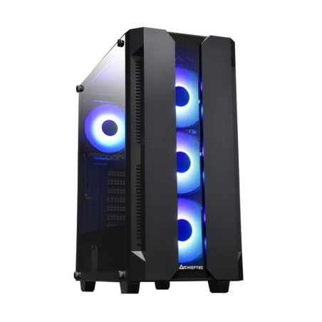 GS-01B-OP Case|CHIEFTEC|HUNTER|MidiTower|ATX|MiniITX|Colour Black|GS-01B-OP iš UAB SINTAS