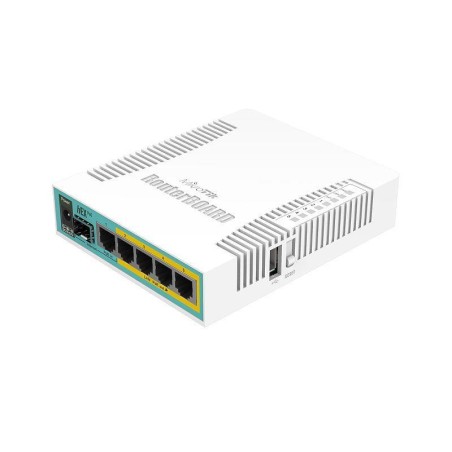 RB960PGS NET ROUTER 10/100/1000M 5PORT/HEX POE RB960PGS MIKROTIK iš UAB SINTAS