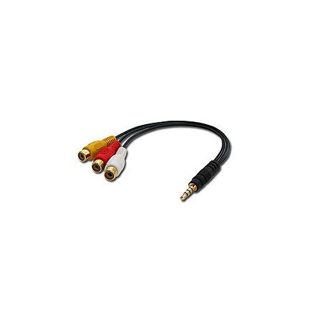 35539 ADAPTER 3.5MM TO 3XPHONO F/35539 LINDY iš UAB SINTAS