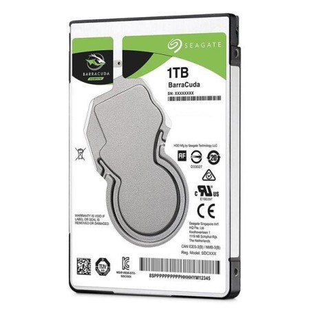 ST1000LM049 HDD|SEAGATE|Barracuda Pro|1TB|SATA 3.0|128 MB|7200 rpm|Discs/Heads 1/2|2,5"|Thickness 7mm|ST1000LM049 iš UAB SINTAS